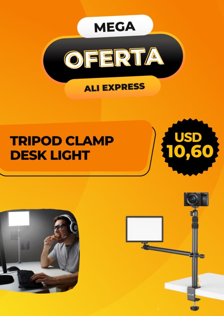Tripod Clamp Desk Light a partir de $10,60